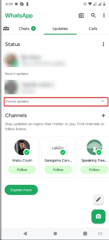 View Updates