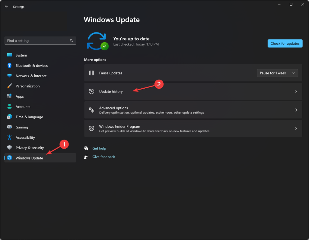 Windows update