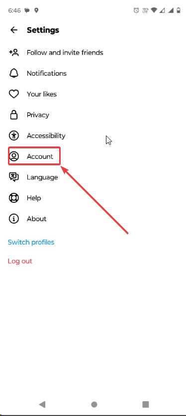 account