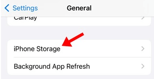 iphone storage