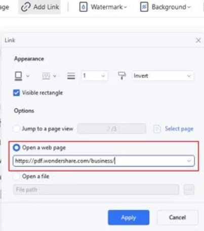 open file