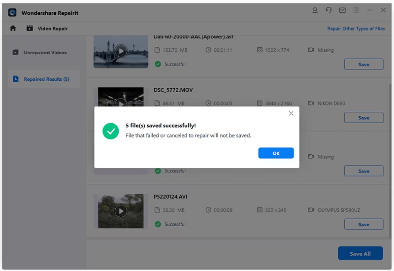 video repair tool
