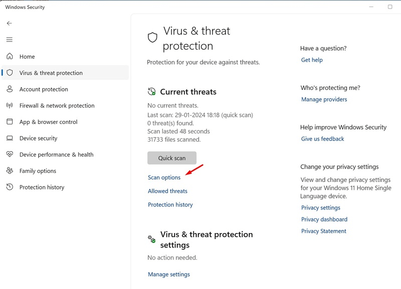 virus protection