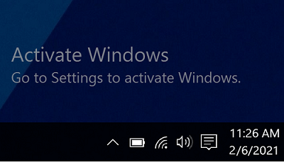 Activate Windows