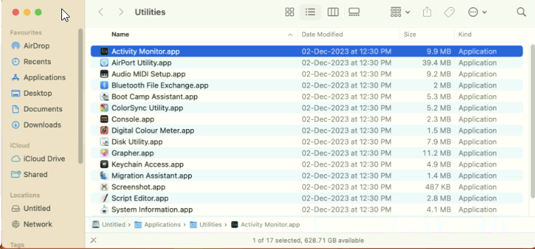 Activity Monitor