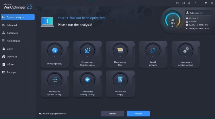 Ashampoo WinOptimizer
