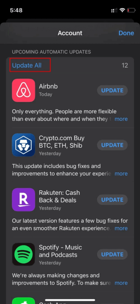 Check for Updates