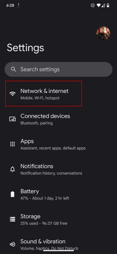 Check the Internet Connection