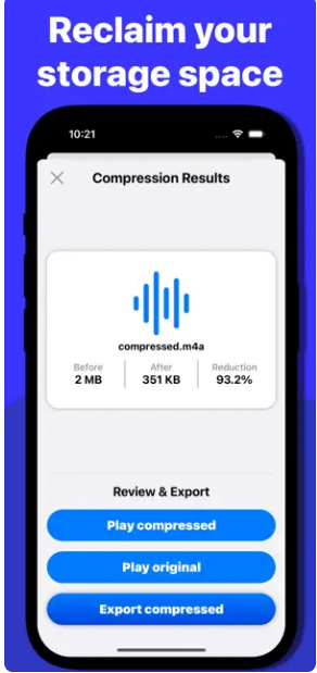 Compress Large Audio