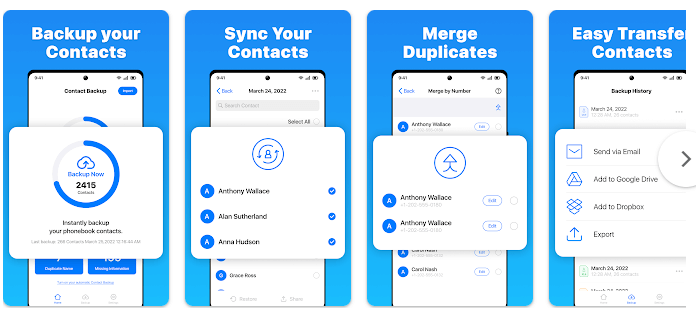 Contacts Backup