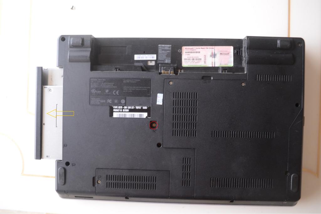 DVD drive out