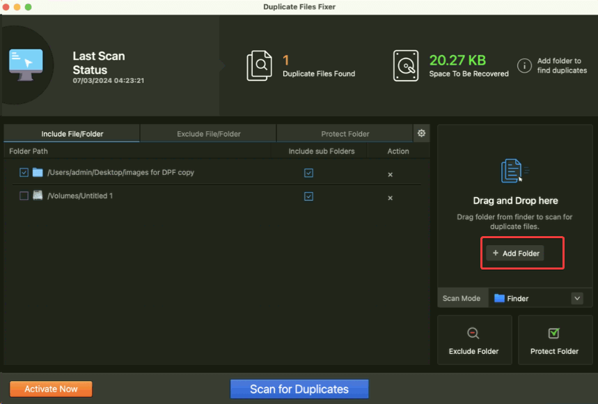 Duplicate files fixer