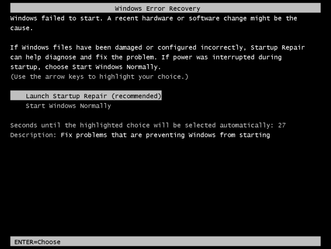 Error recovery