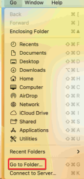 Go to Folder