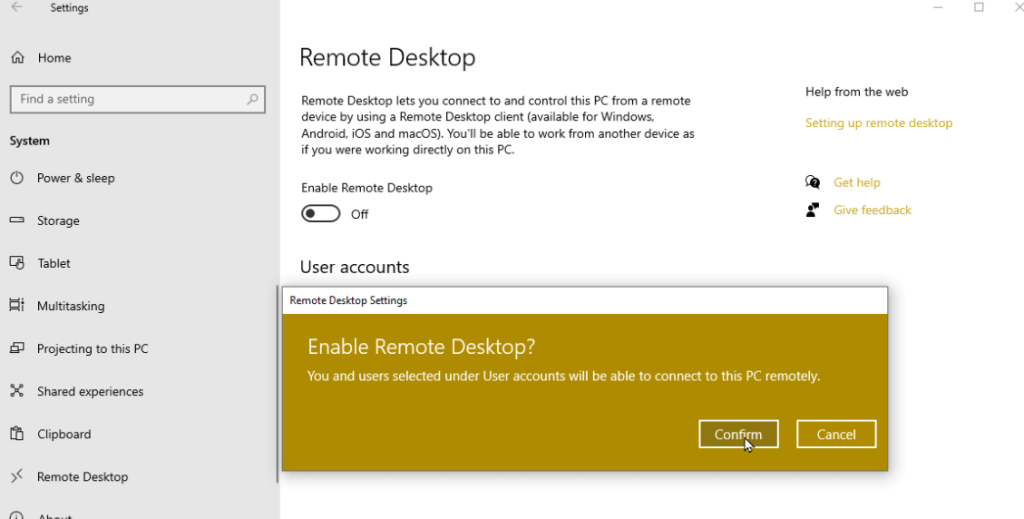 Microsoft Remote Desktop