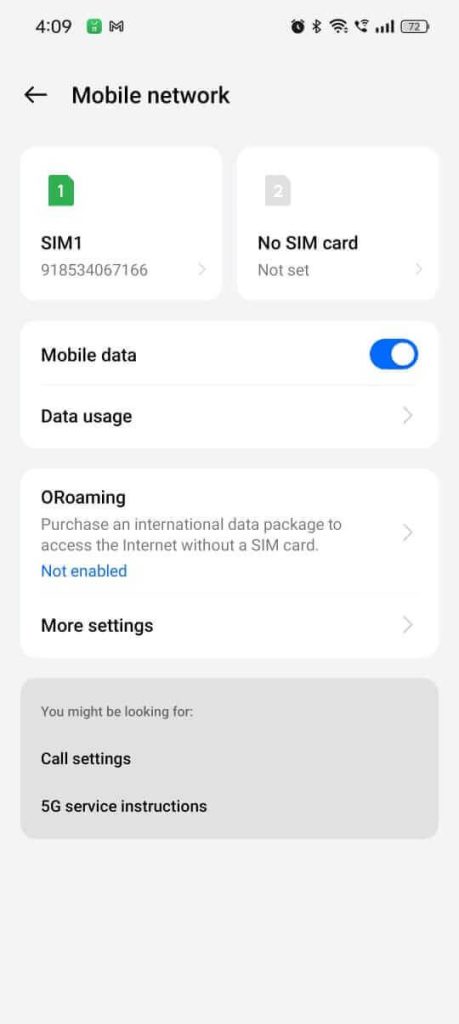 More settings