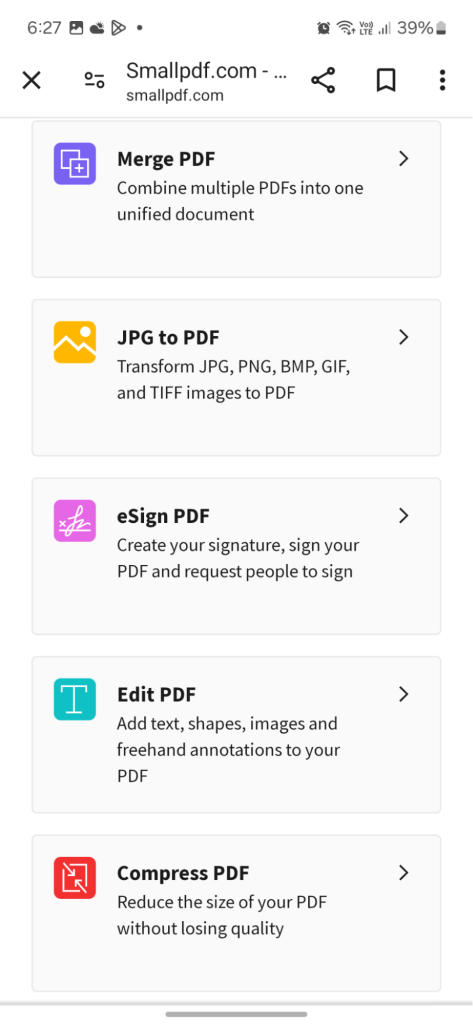 PDF format