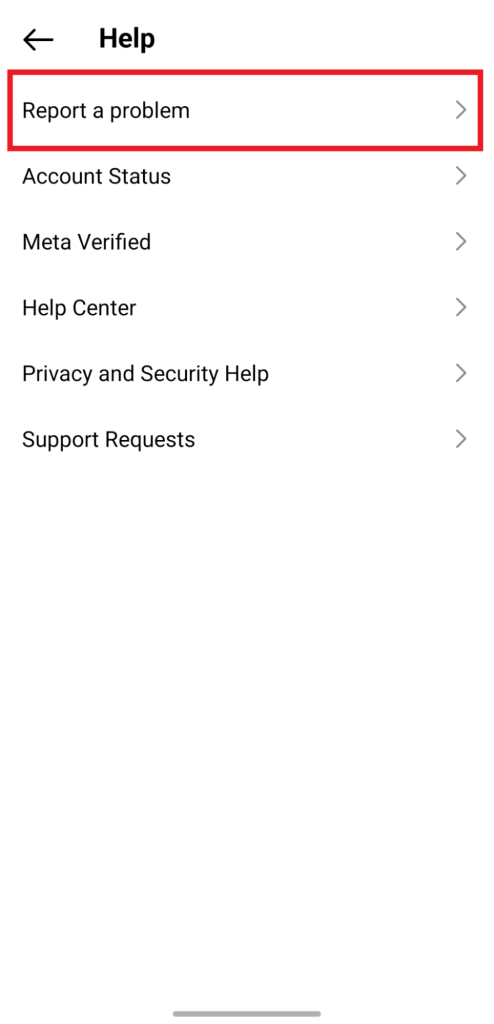 Report problem