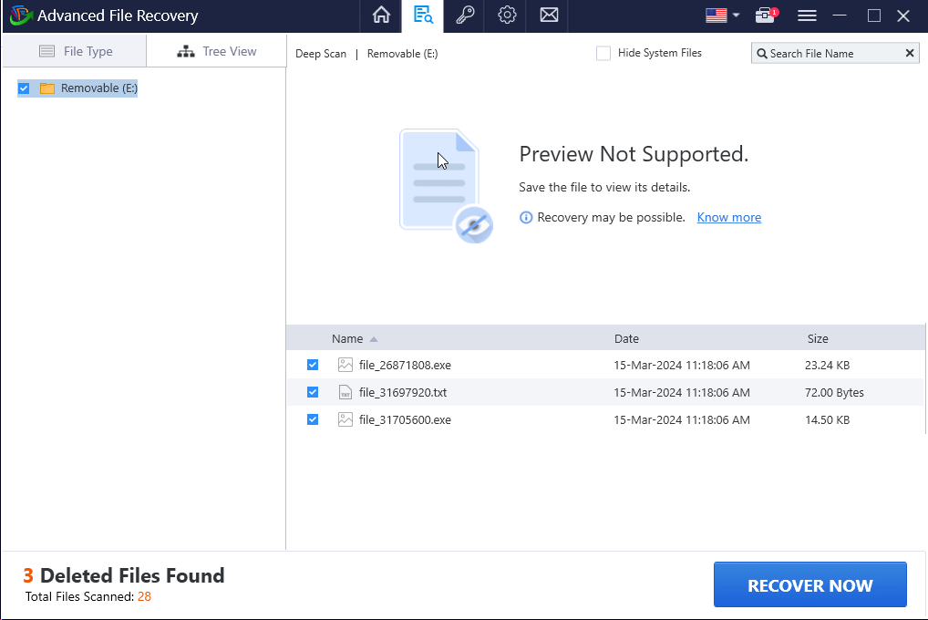Restore Data