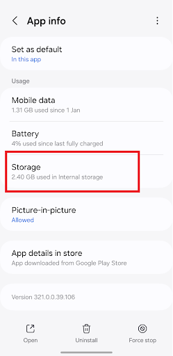 Storage