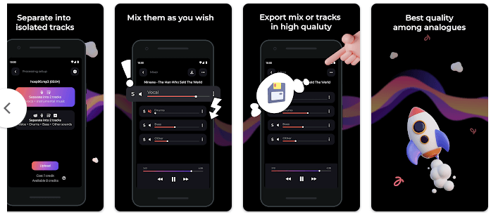 Vocal remover, music separator