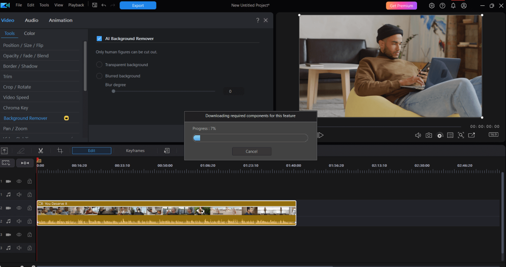 make video background