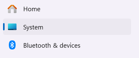 system