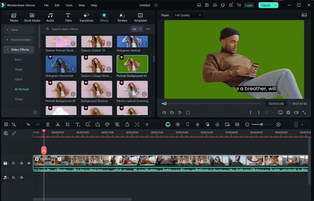 video background