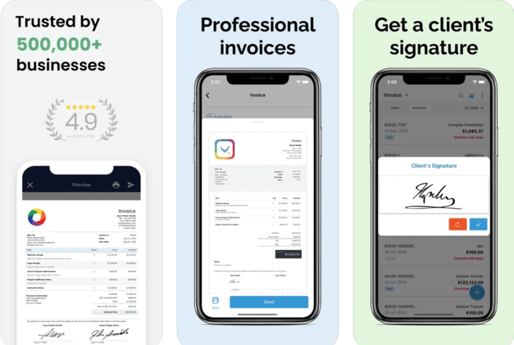 Bookipi Invoice