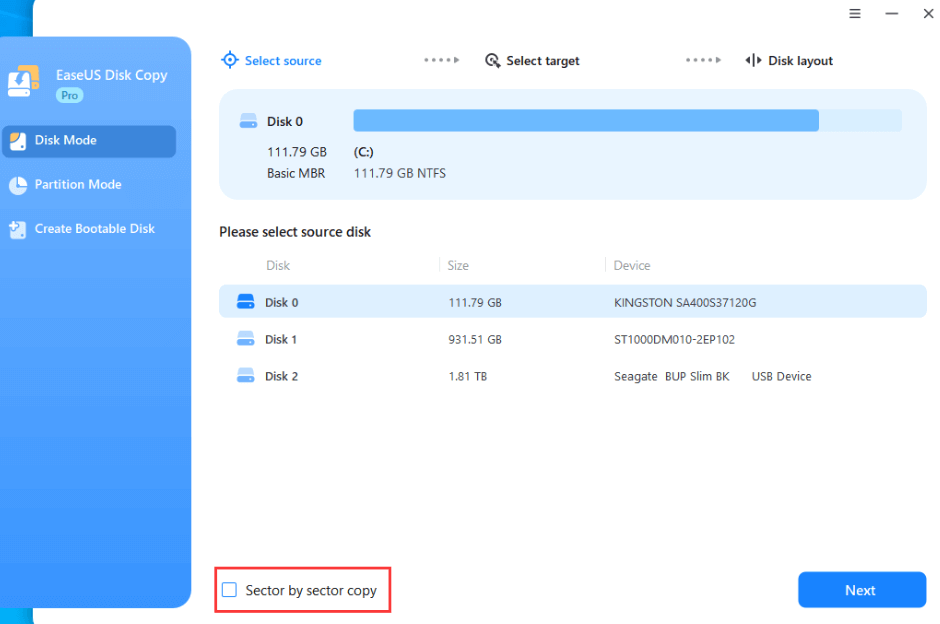 Disk Copy tool