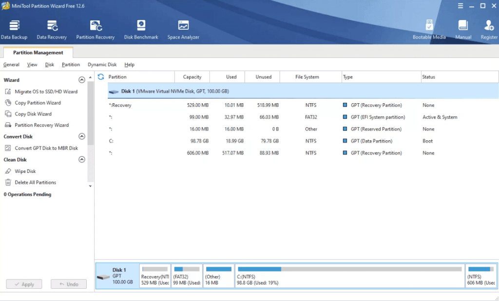 MiniTool Partition Wizard