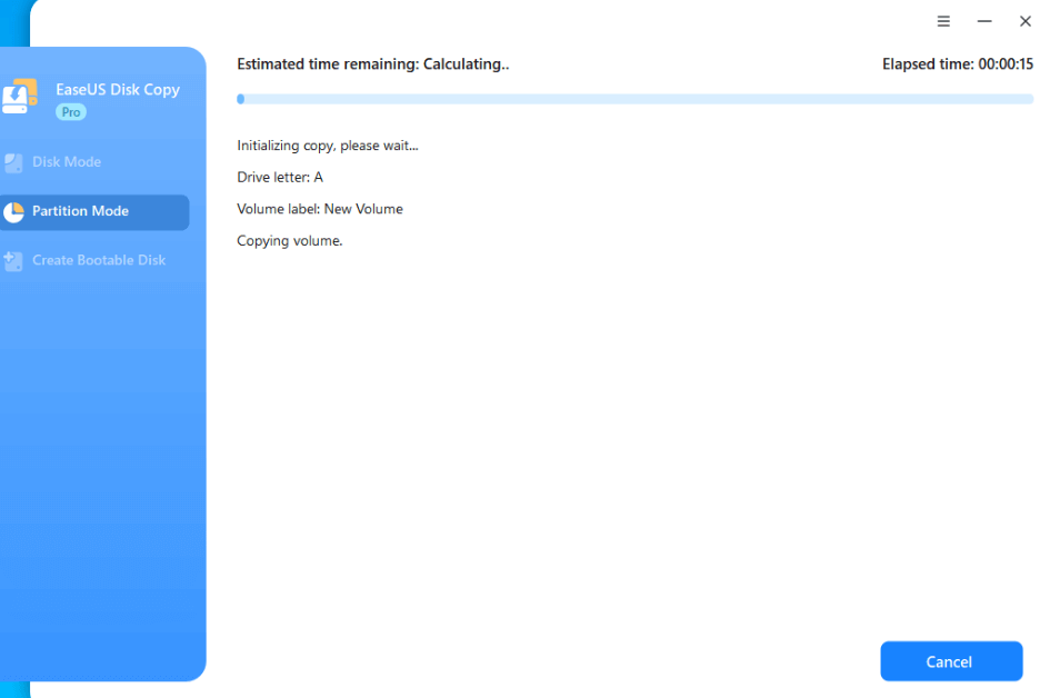 Partition mode