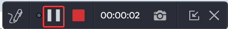 Pause button