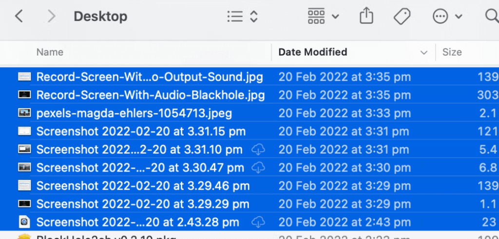 Select multiple files