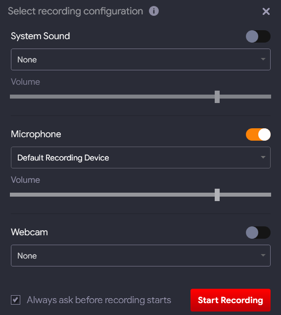 System Sound