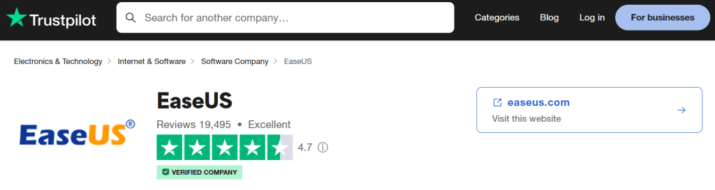 Trustpilot Rating
