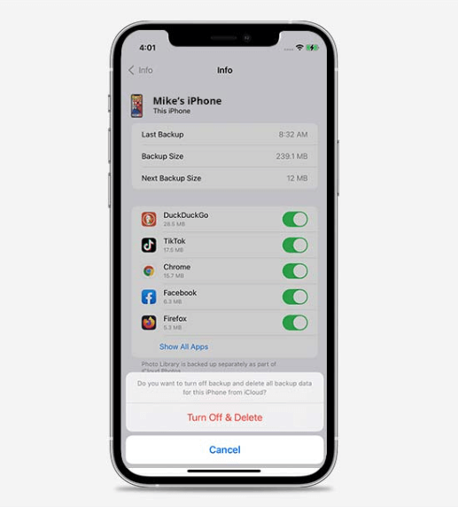 delete apps