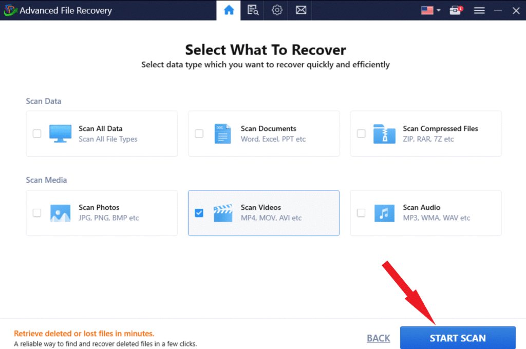 recover data