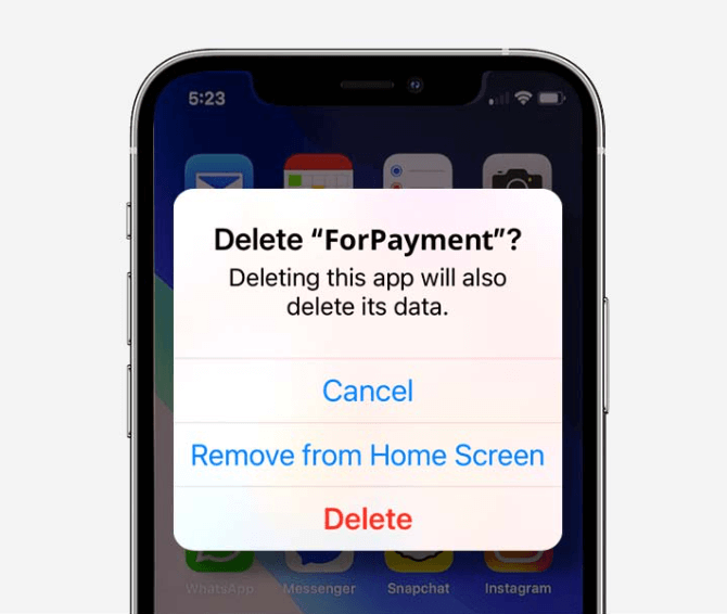 remove apps