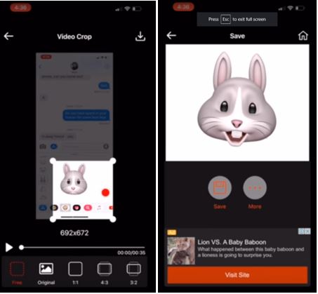 Animoji video