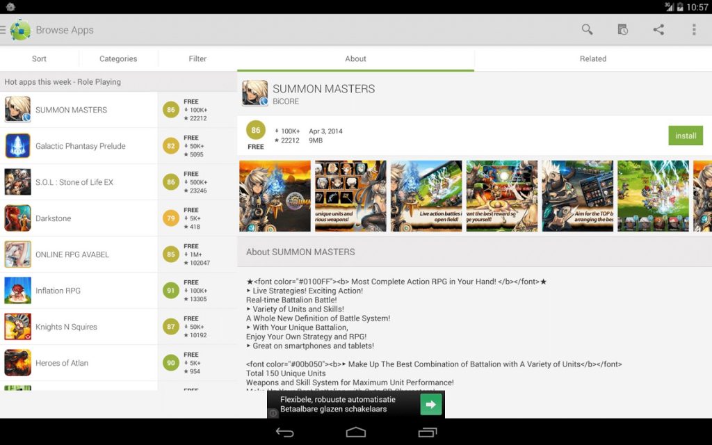 AppBrain- google app store alternate