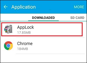Applock application