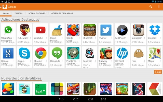 Aptoide- alternate to Google Play Store