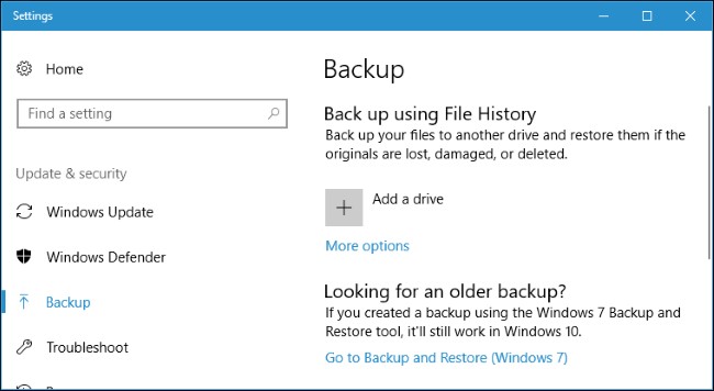 Backup Windows Regularly