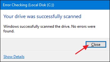 C drive scan