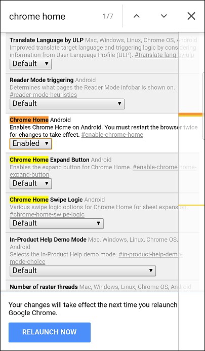 Chrome Home