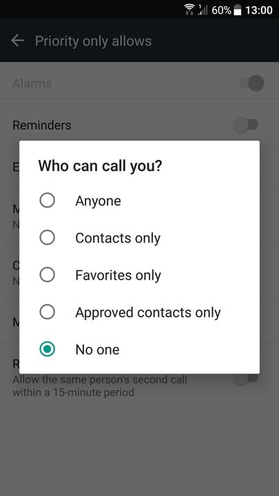 DND who can call you