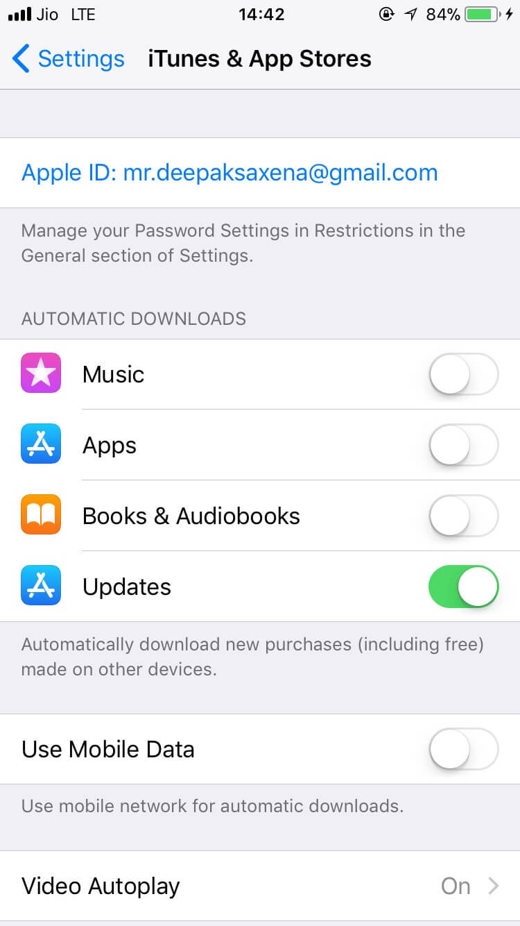 Disable background process in safari