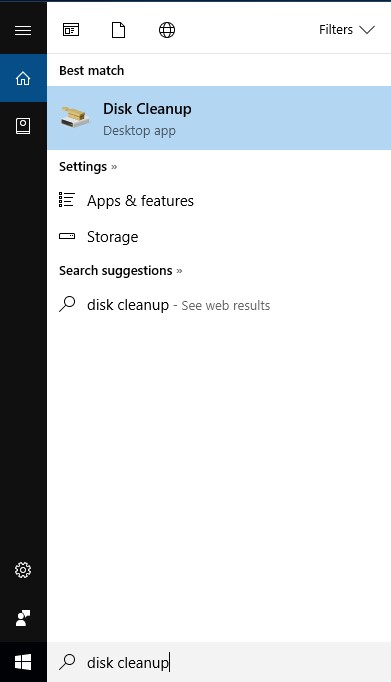 Disk cleanup