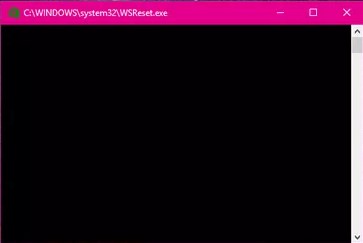 Empty command prompt
